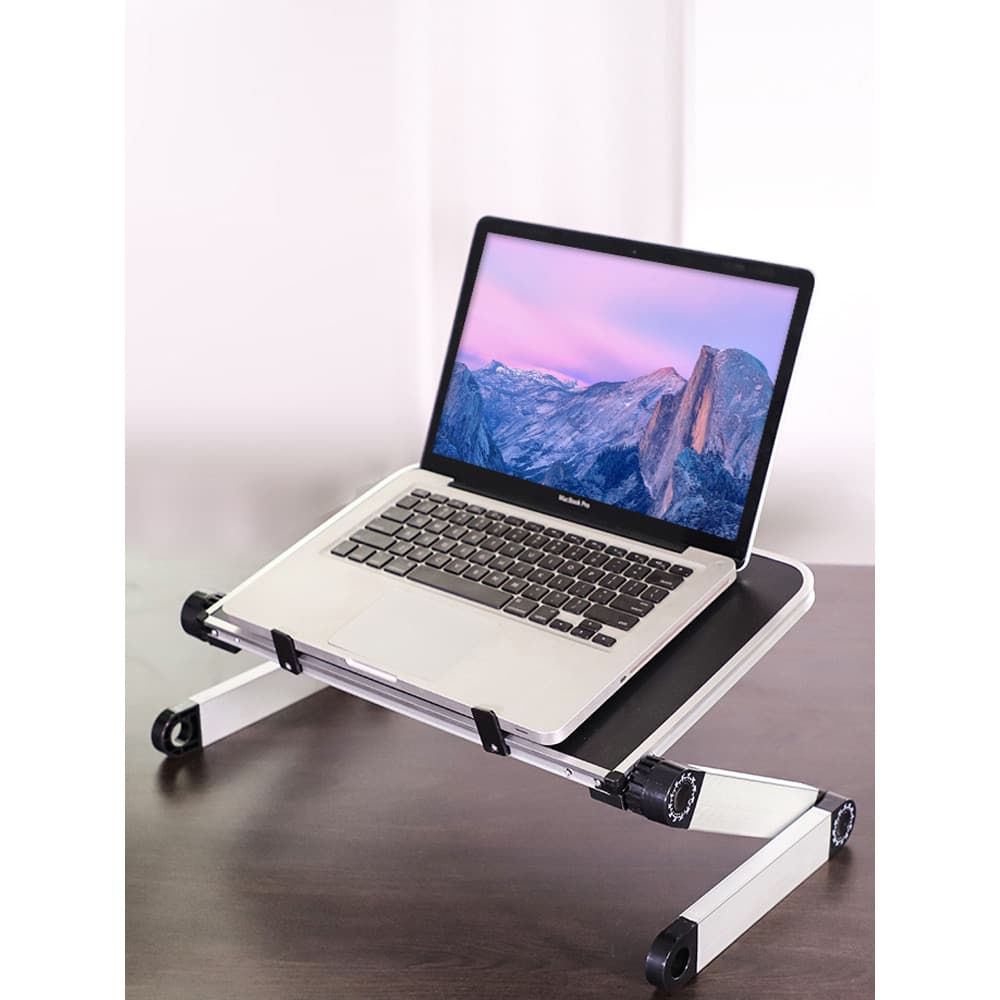 Suporte para Laptop Suporte para aumento de mesa Rack de pé dobrável Base de suporte para elevação de cama preguiçosa Di