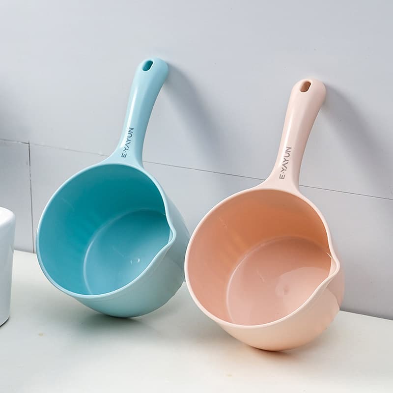Concha de água para cozinha doméstica, colher de plástico espessada, colher de água para crianças, banheiro, Shampoo, ch