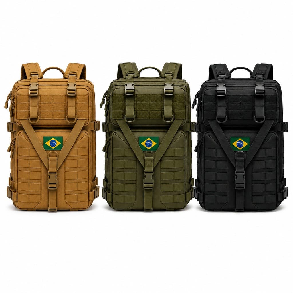 Mochila Tática Grande 50cm Camping Trilha Trekking Viagem Outdoor com Cinta Lombar