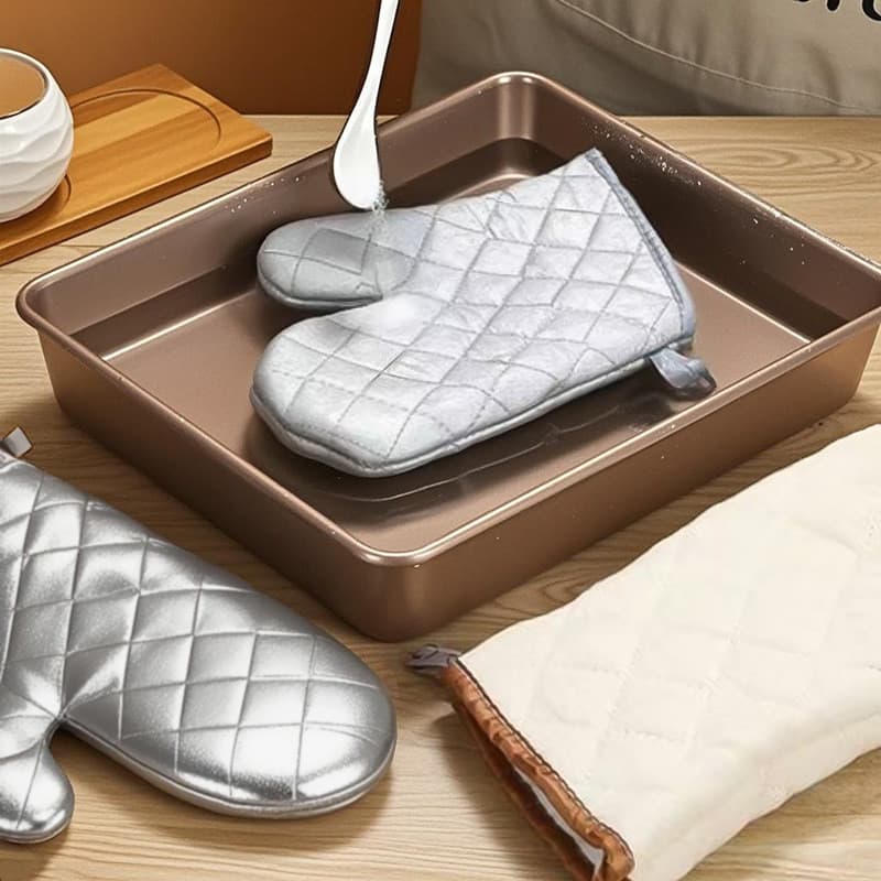 Luvas de isolamento térmico de cozinha Luvas de micro-ondas espessadas Cozinha doméstica Resistente a altas temperaturas