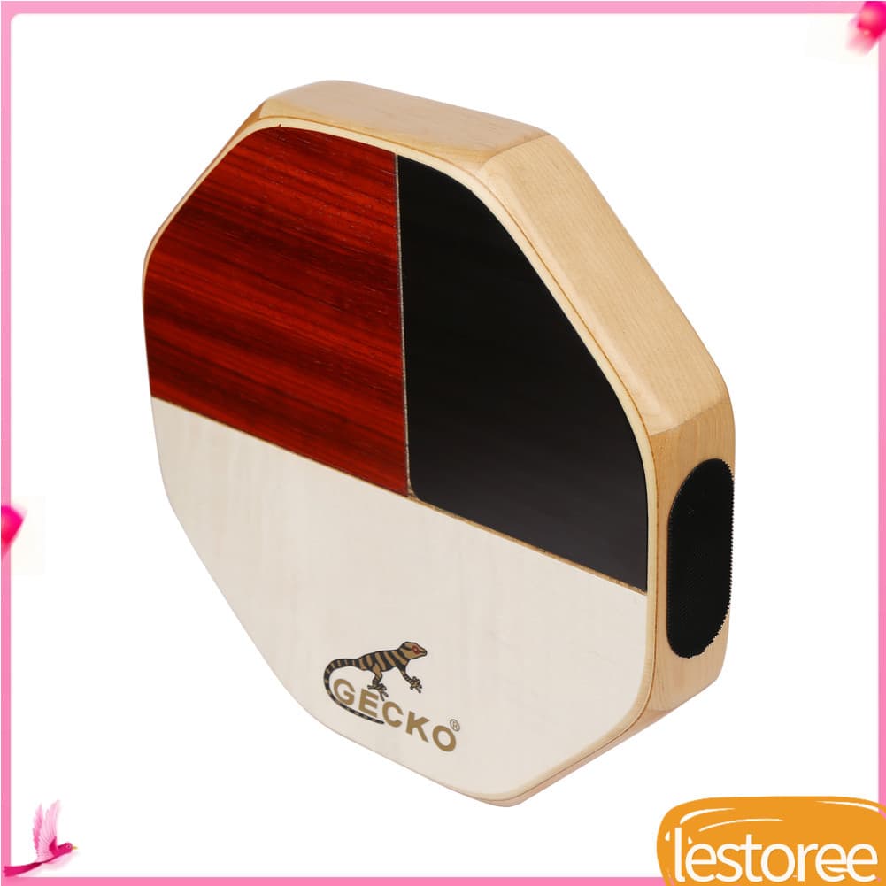 lestoree.br GECKO SD6 Cajon Instrumento de percussão de tambor manual com bolsa de transporte portátil para viagens e
