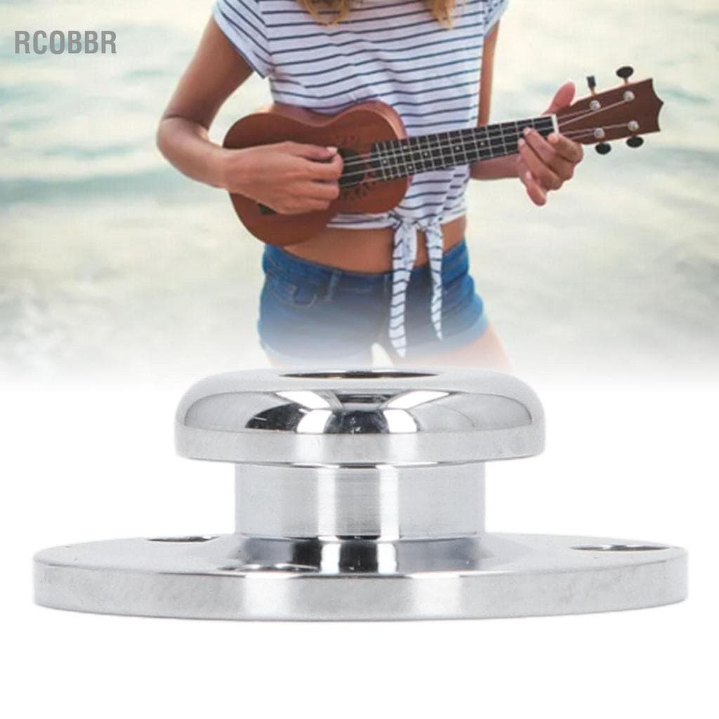 rcobbr HUIOP Metal Endpin Cover Instalação de captador EQ de guitarra para Ukulele acústico Material Tamanho padrão e