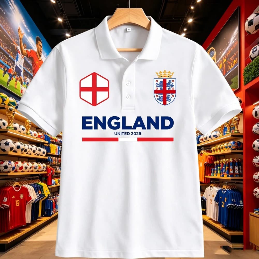 Camisa polo branca unissex padrão cruz vermelha logotipo decoração futebol Premium camisa polo Anti-esportes