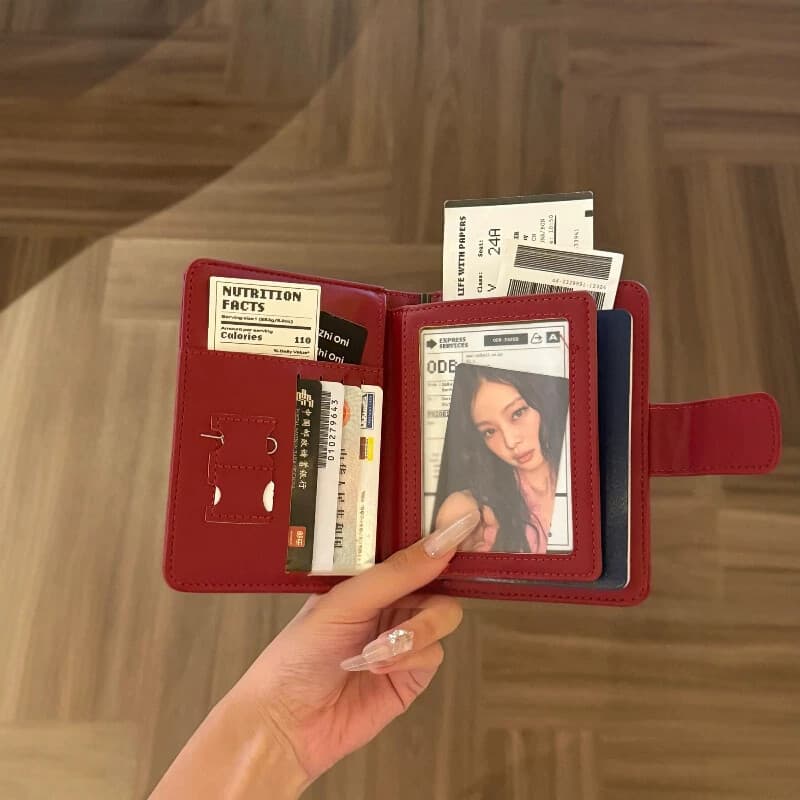 Porta-passaporte saco protetor caso titular do passaporte carteira saco de armazenamento integrado titular do bilhete mu
