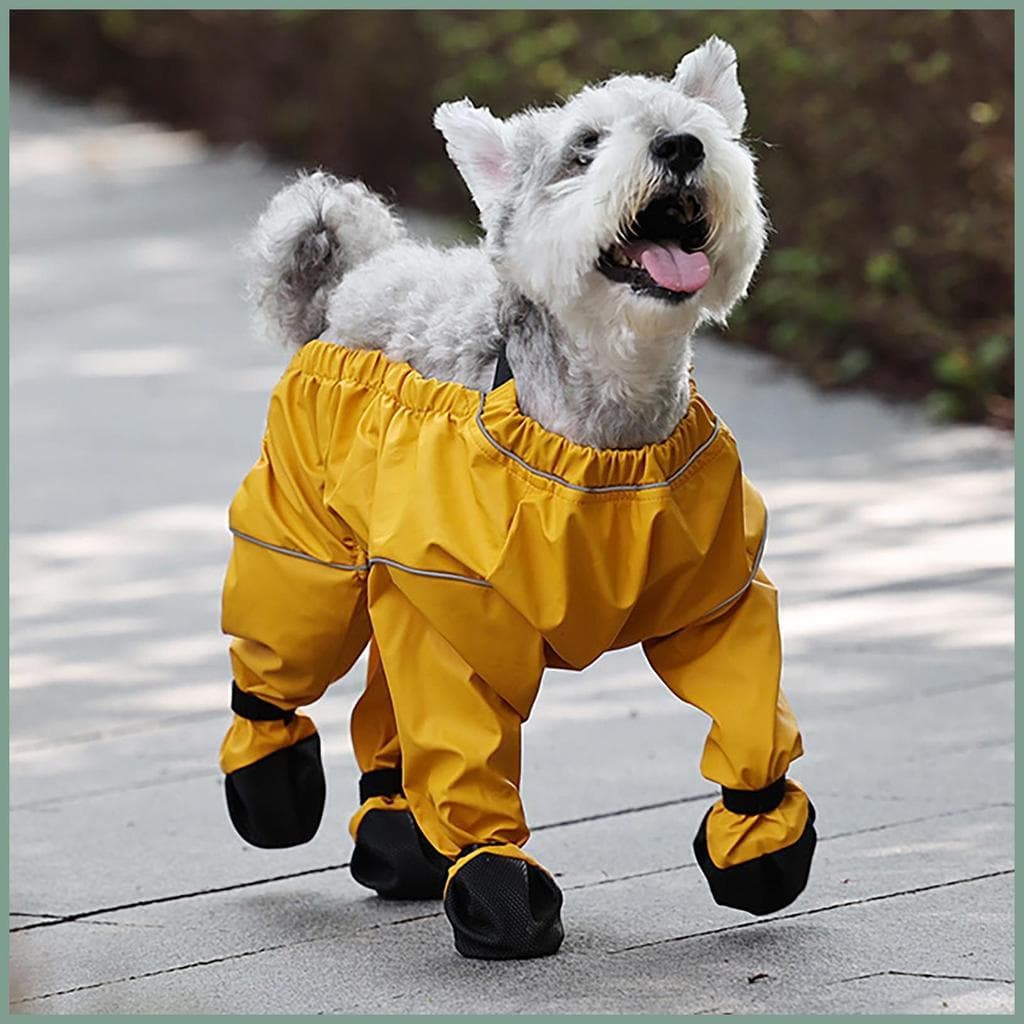 Calças Para Cães Sem Poeira , Sapatos Animais De Estimação , Proteção Pata , Leggings Ajustáveis O Inverno , Neve , Chuv