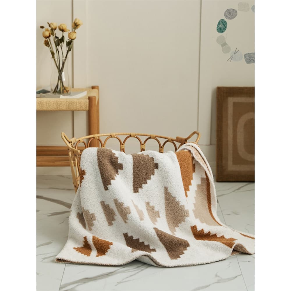 [Simmétrico] Zijpe Retro Four Seasons Cobertor Cobertor Cobertor de lã Cobertor pequeno infantil Sofá doméstico Cobertor