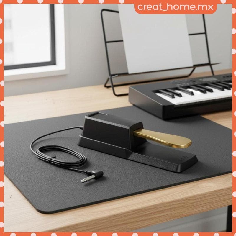 [Creat_home] Pedal De Sustentação Com Design Antiderrapante Piano Digital Acessório De Instrumento Musical Para Pianista