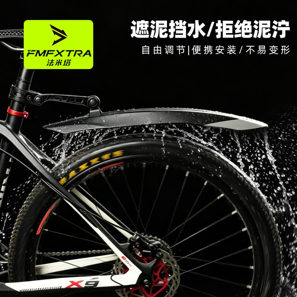 Adequado para Mountain Bike gigante ampliado paralama roda traseira dianteira paralama telha 87-97cm acessórios equipame