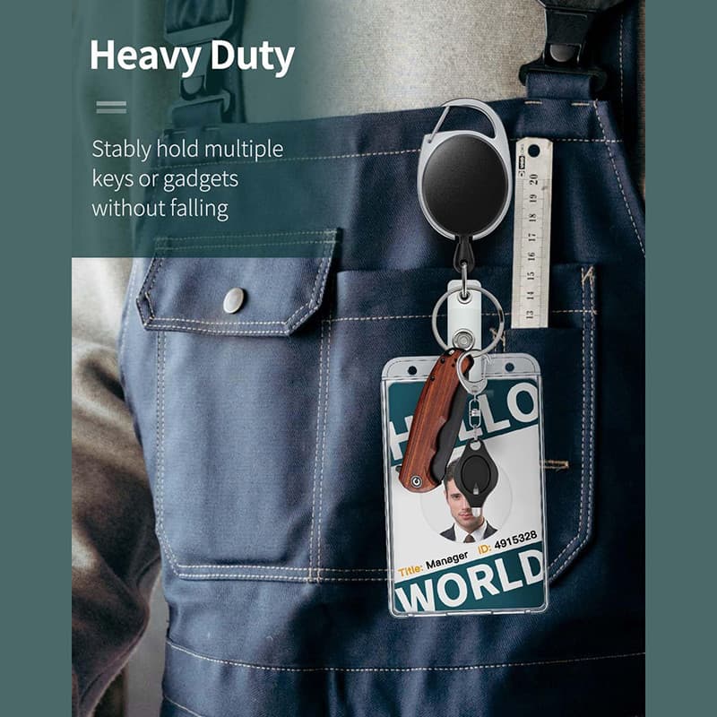 < LK > Bolsa Vertical Para Cartão De PC Com Fivela Oval De Liga De Zinco Fácil De Puxar-Clipe De Expansão , Porta-Cartõe