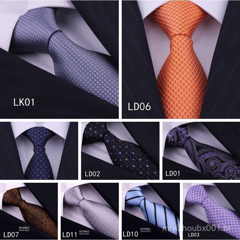 Gravata de Seda Formal para Homens, Gravata de Seda de Amora, Gravata para Noivo de Casamento, Cinza 8cm OJPL