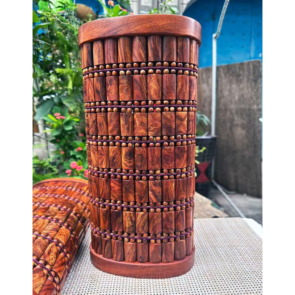 Vietnam Huanghuali Material antigo Mahjong travesseiro 34.5x17x9 perfumado vermelho sândalo vermelho Chip de madeira tra