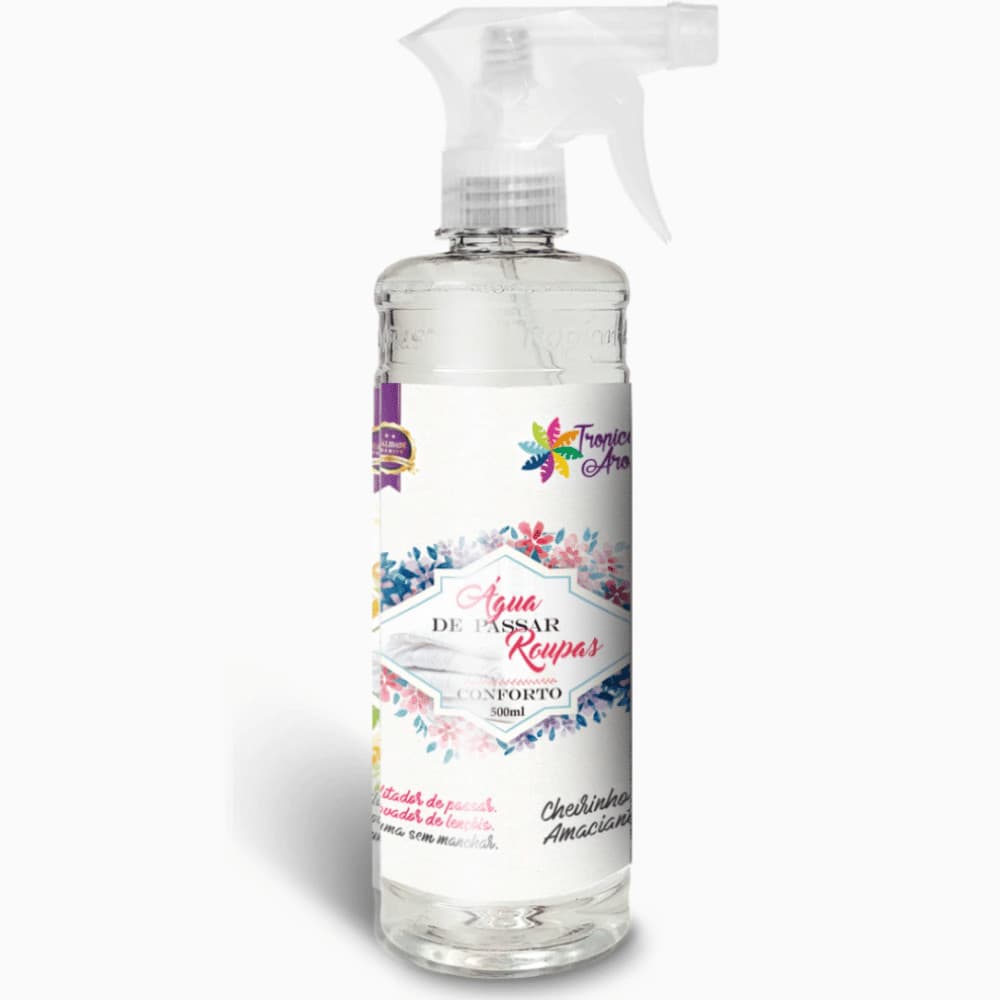 Água de Passar Roupas Spray 500ml - Tropical Aromas -  CONFORTO