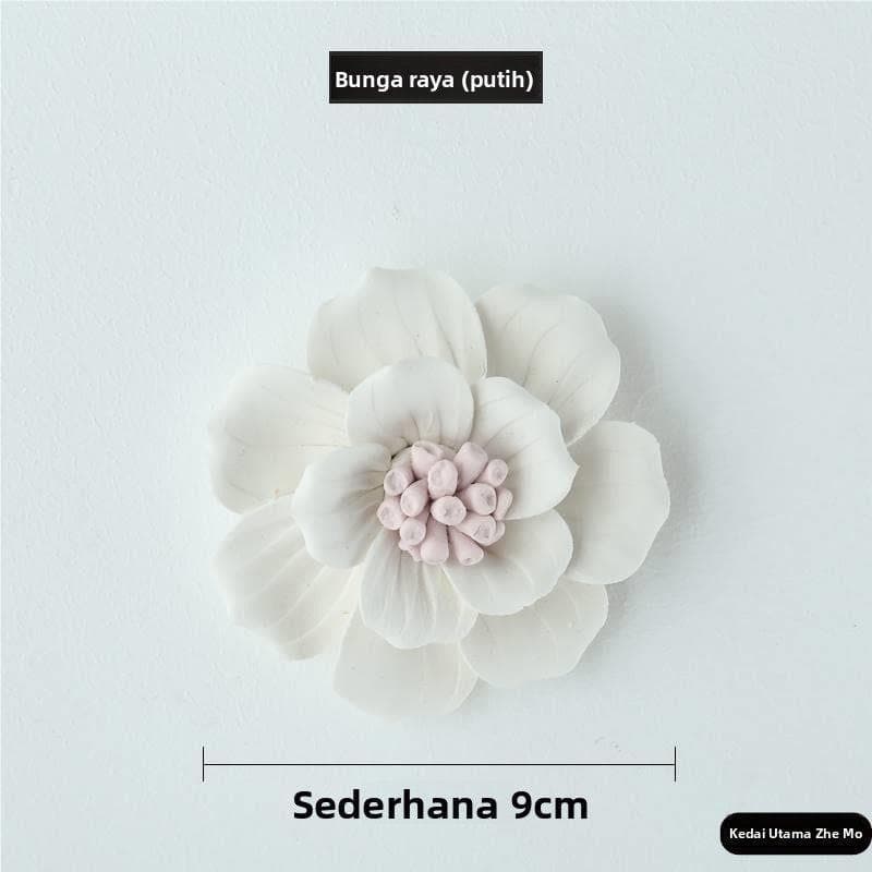 Remendo buracos de parede adesivos decorativos ornamentos buracos de parede capa bloco feio tridimensional flores de cer