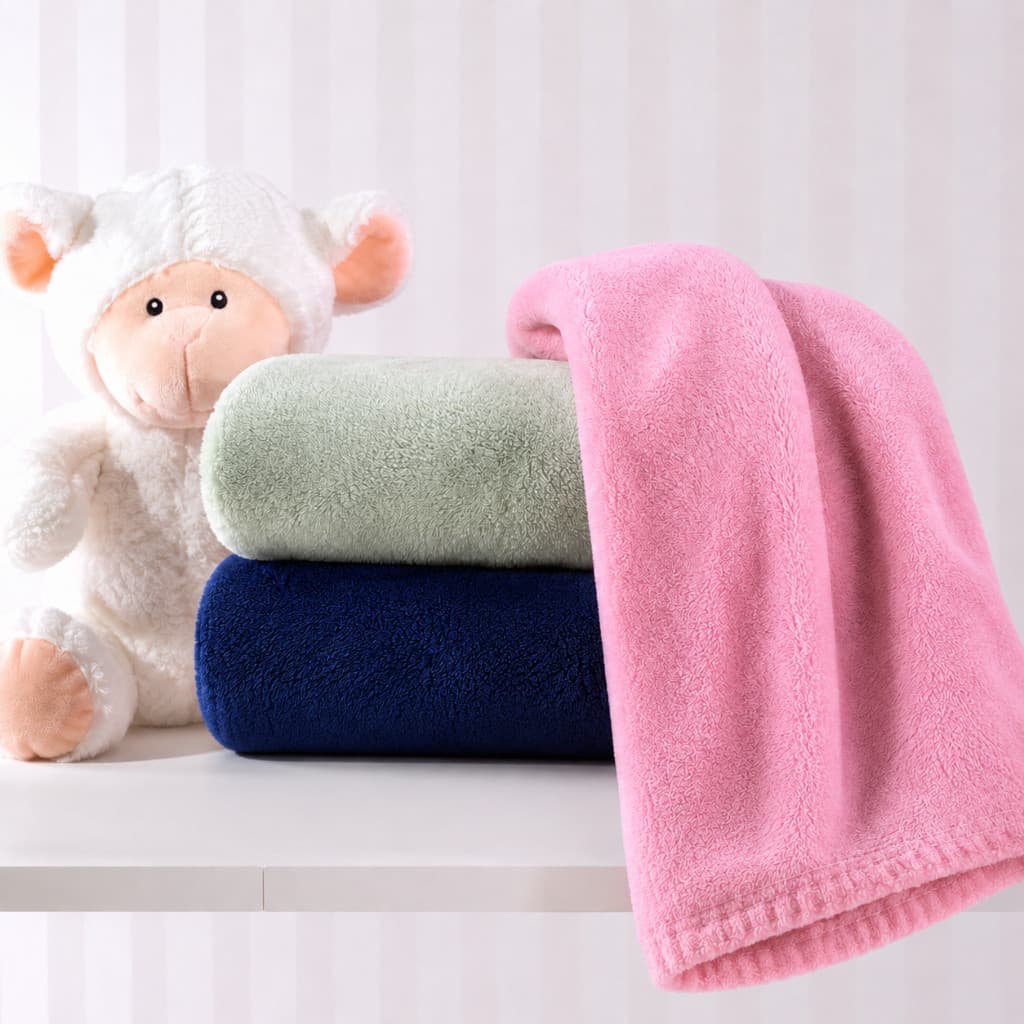 Manta Bebê Super Macia 80x100cm Microfibra Antialérgica Quentinha Infantil