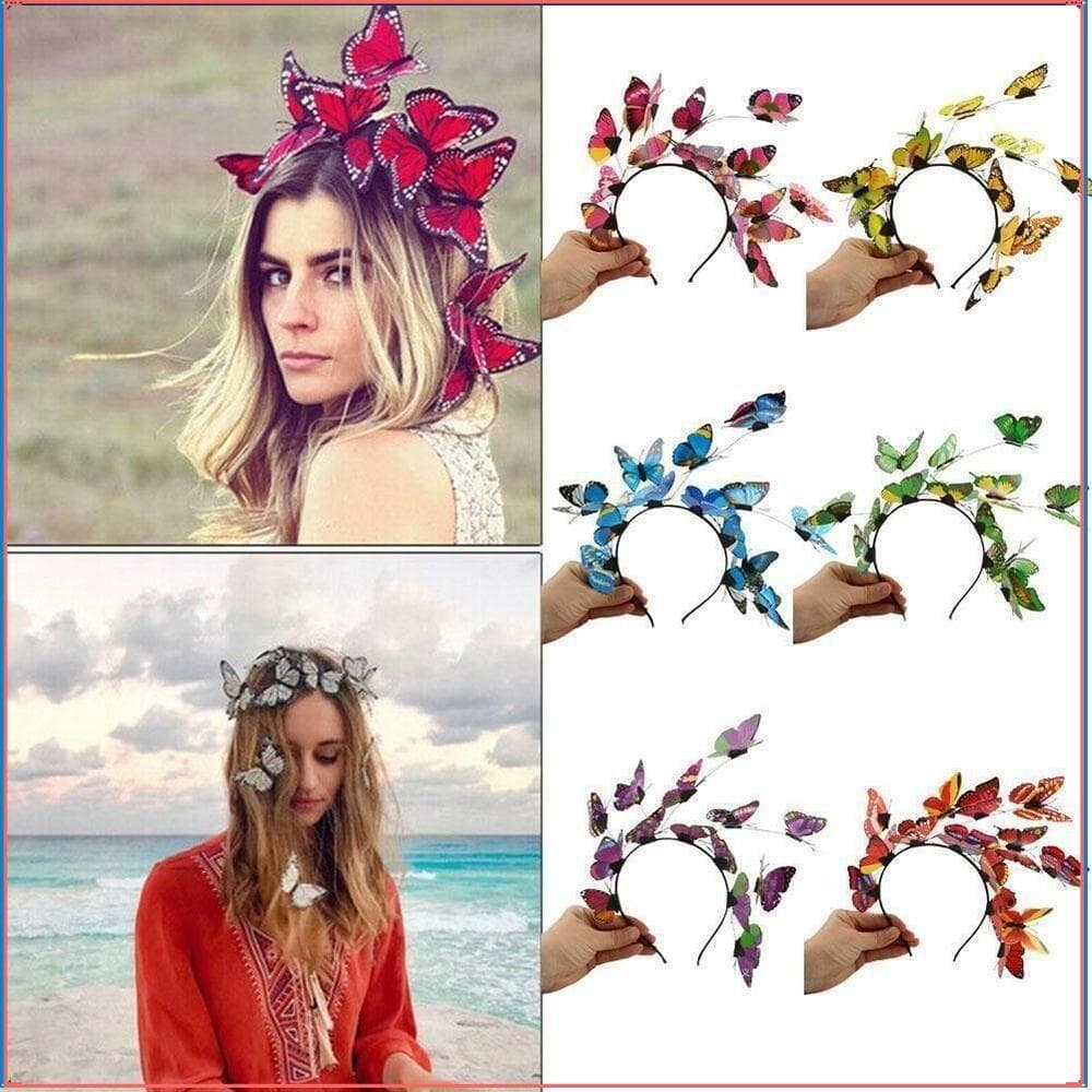 Super Fada Faixa De Cabelo Da Grinalda , De PE Garland Borboleta Acessório Jóias Casamento