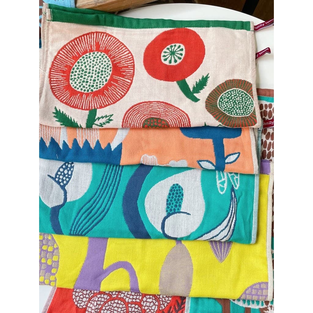 Departamento de gatos mantimentos exportados para o japão coreia retro flor toalha quadrada japonês retro macio absorven