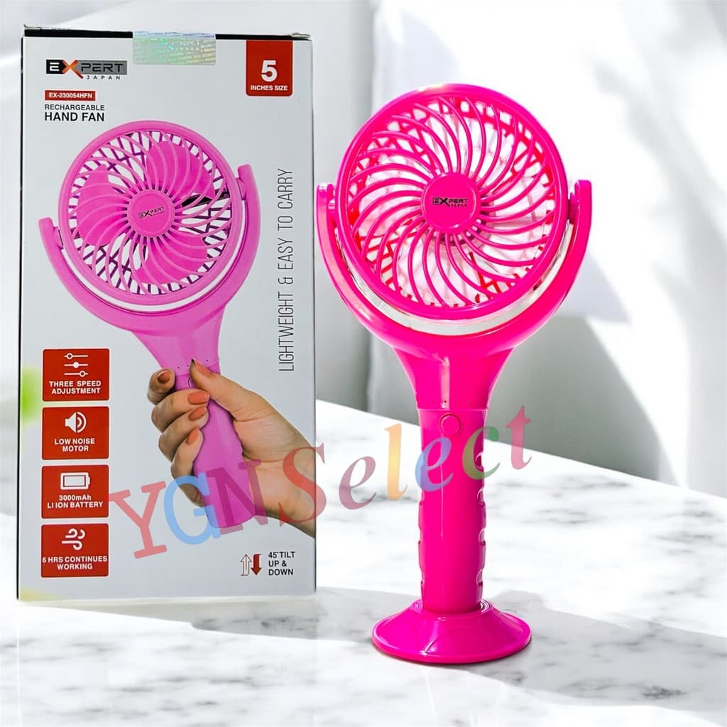 Ventilador Portátil Mini De Mão Mesa Recarregavel Usb Led com cabo