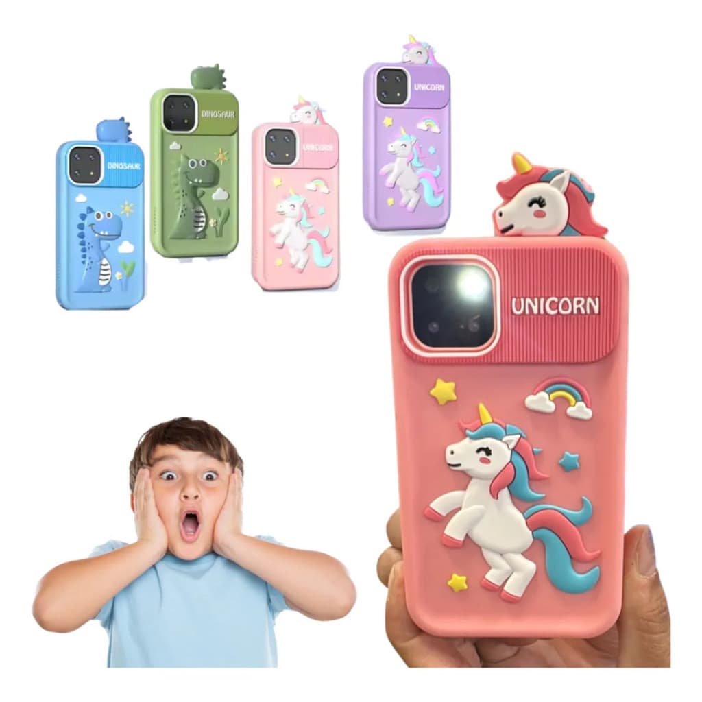 Celular Infantil De Brinquedo Telefone Criança Unicornio