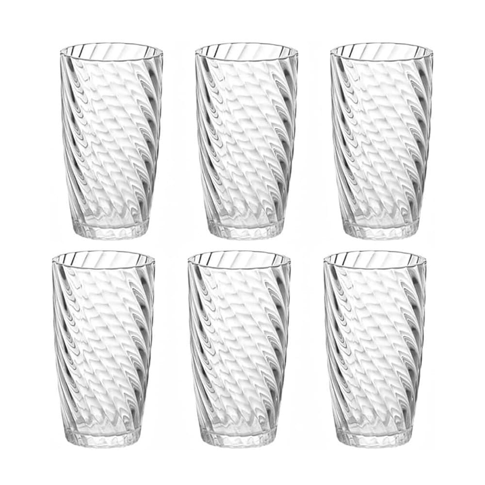 Jogo de copos longo em vidro Hauskraft Elysée 400ml 06 peças