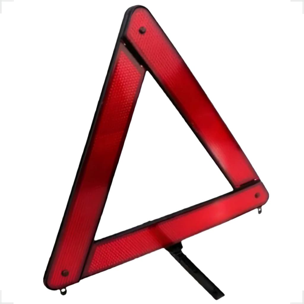 Triangulo Sinalização Segurança Atenção Carro Automotivo