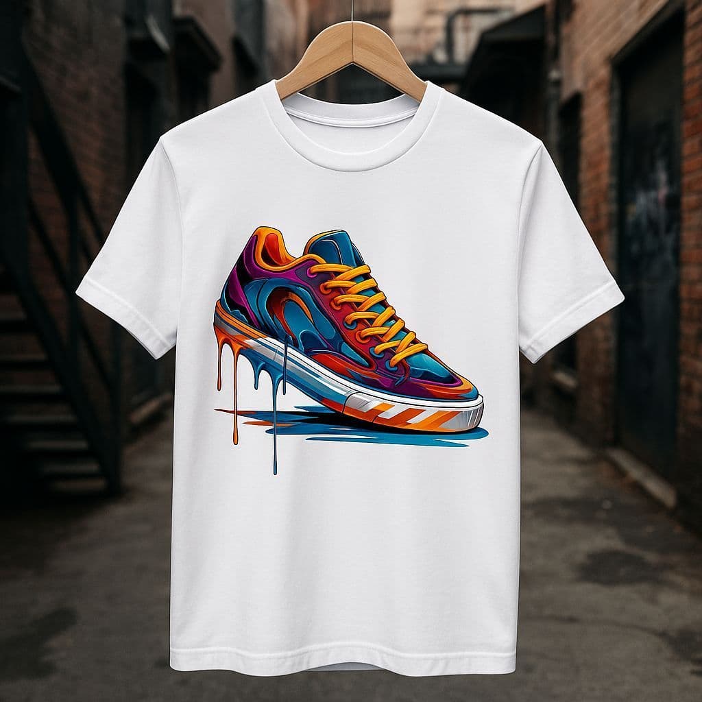 T-Shirt Camiseta Masculina Algodão Manga Curta Estampada Tenis verão