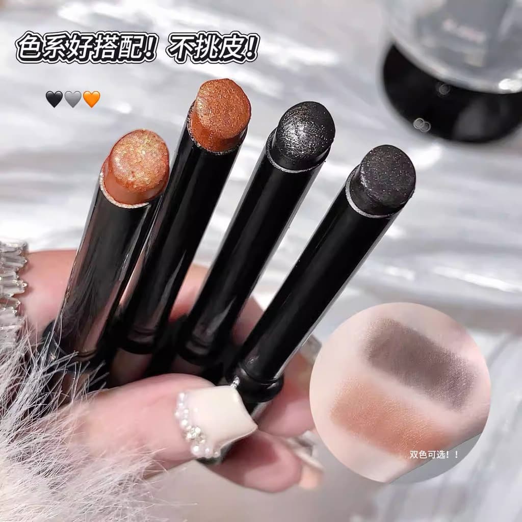 Kakashwo multiuso Strobe sombra vara uma maquiagem preguiçoso sombra caneta novato maquiagem sombra moldagem com um toqu