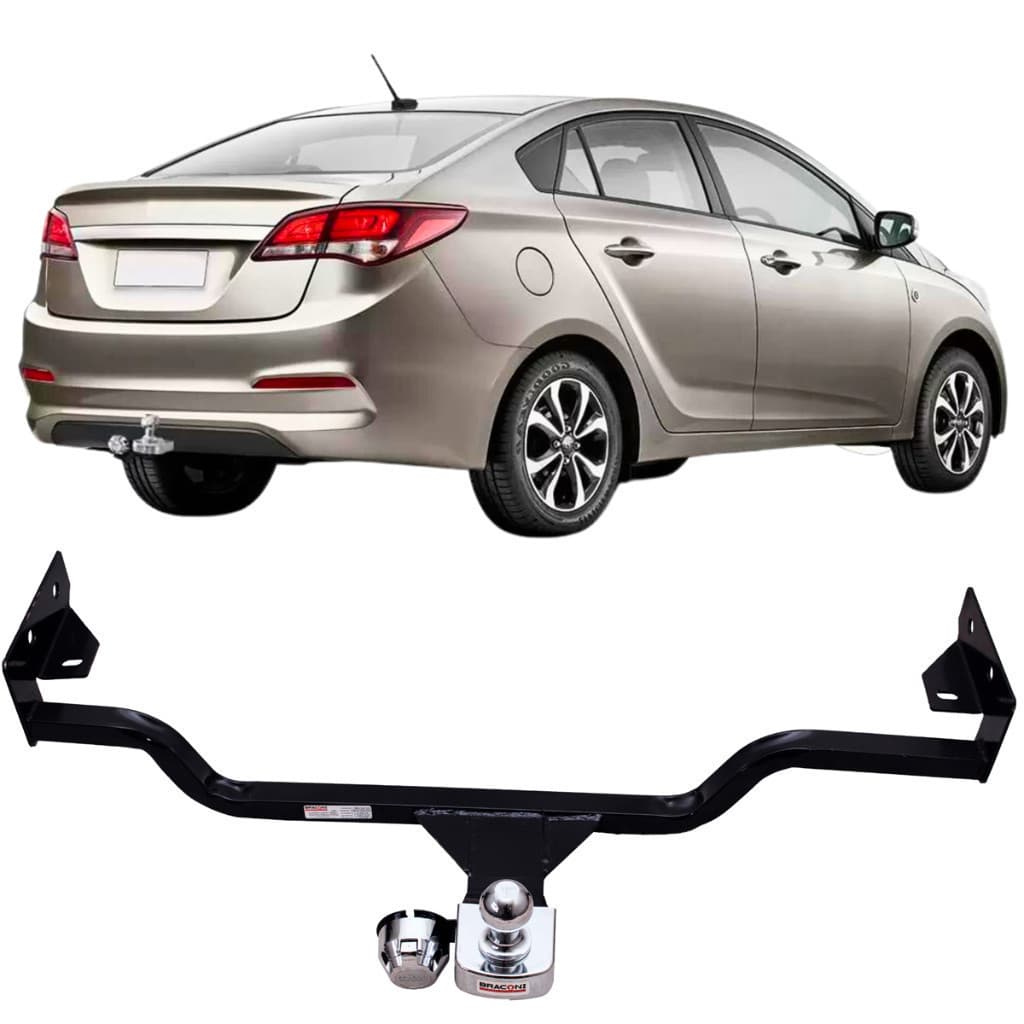 Engate Reboque Fixo Hb20 Sedan 2013 A 2024 Capacidade Carga 500kg Certificado Pelo Inmetro  Rabicho