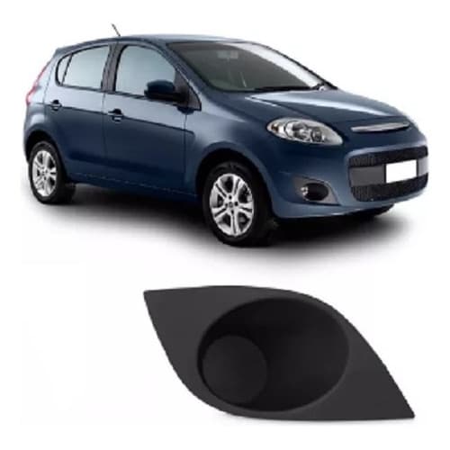 Grade Moldura Farol Milha Palio Sem Milha G5 2012 2013 2014 2015 2016 2017 Lado Direito