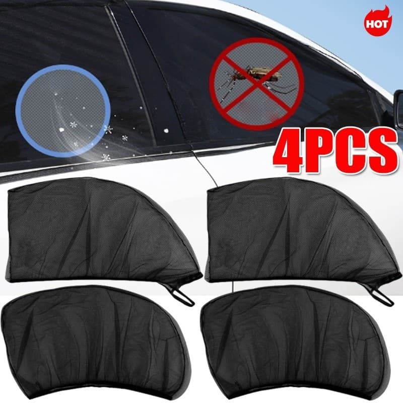 < LA > Pacote Com 2/4 Tons De Janela De Carro Tela De Insetos , Bloqueio De UV E Malha Respirável , Ajuste Universal Par