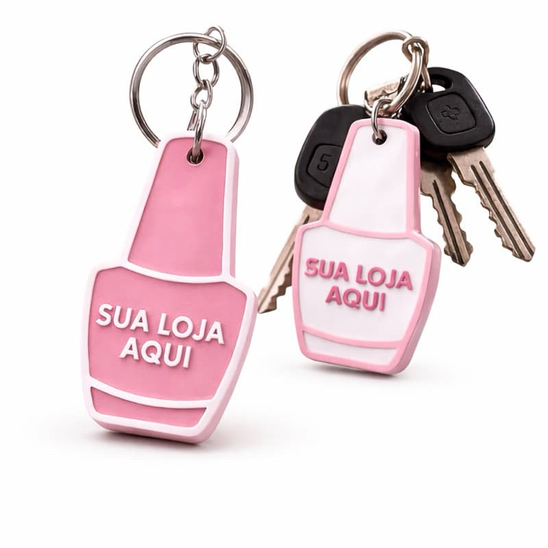 Chaveiro Esmalte Personalizado Abridor de Latas Modelo Criativo Compacto e Multifuncional