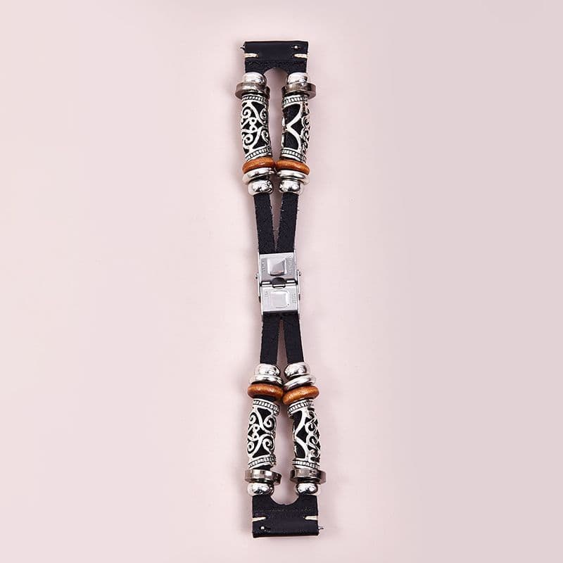 [Alça] Nicho High-End Retro Pulseira Estilo Universal Adequado Charme 20 22MM/38-41MM/42-49MM Tamanho