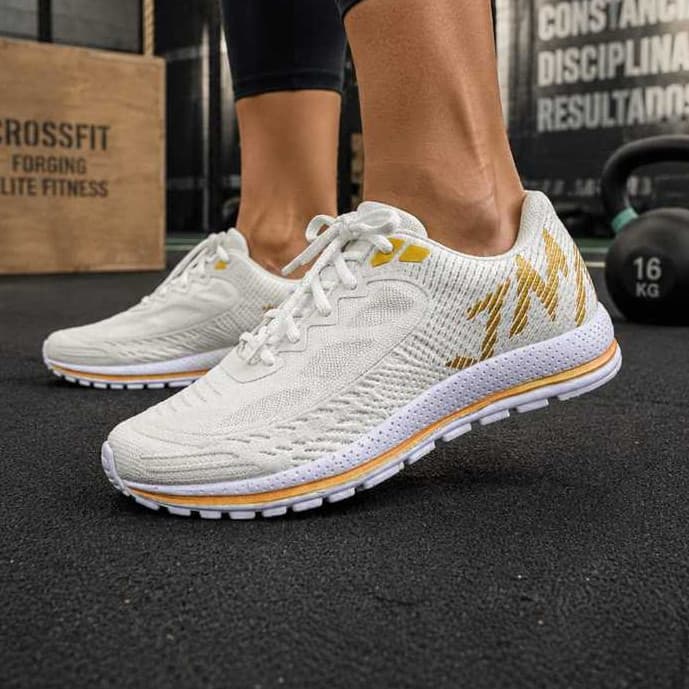 Tênis Esportivo Feminino Masculino Calce Fácil Leve Resistente Qualidade premium ideal ParaTrabalho