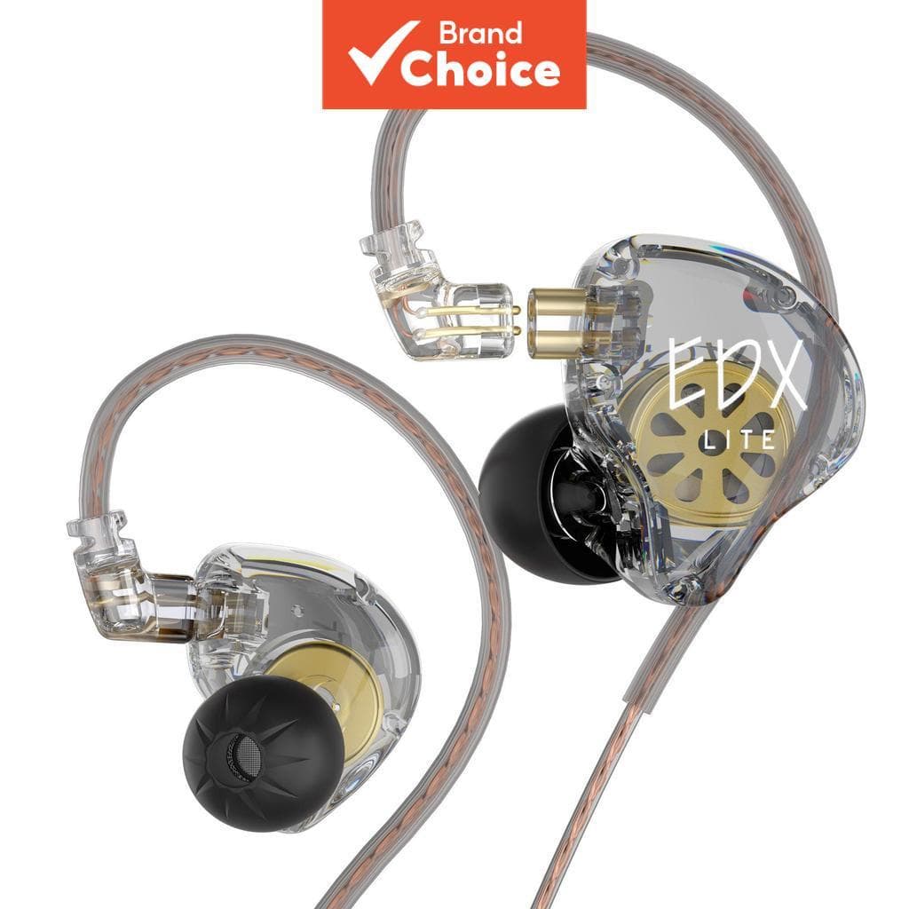 Fones de Ouvido KZ EDX Lite, Fones de Ouvido Intra-Auriculares com Fio, IEM, Fones de Ouvido Sem Fio TWS, de