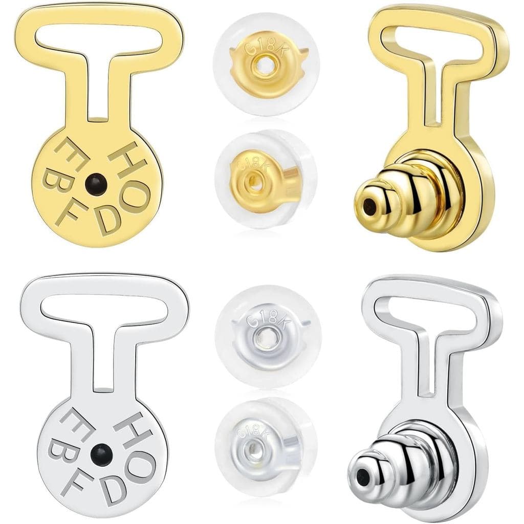 Suportes para Brincos, Suportes em Forma de T EBFDOH para Orelhas Caídas, Suportes Grandes para Brincos Pesados, Suporte
