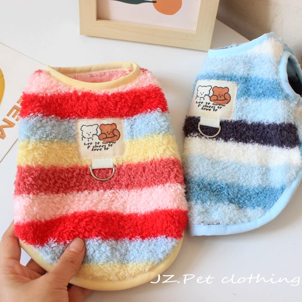 Roupas para cães roupas para animais de estimação pequeno cão bonito gato Bichon outono inverno quente confortável macio
