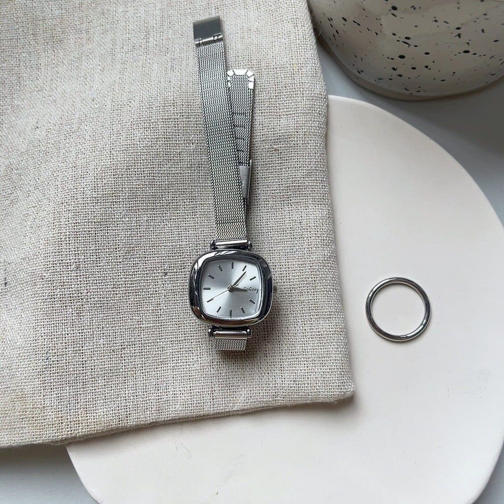 relogio feminino luxo relogio feminino pequeno delicado Estilo legal relógio quadrado feminino estudante chique simples