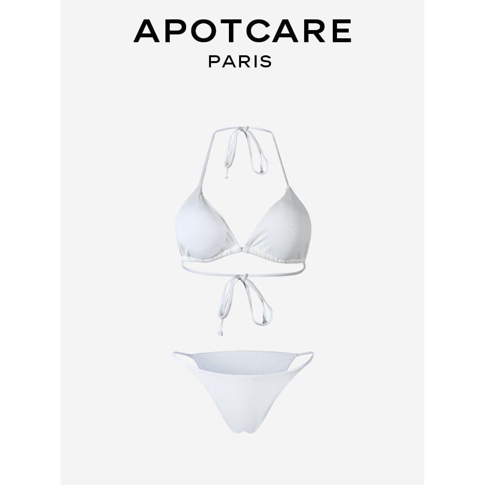 França APOTCARE 2025 novo estilo capa de biquíni barriga mais magro olhar cintura alta Halter volta primavera quente Spl