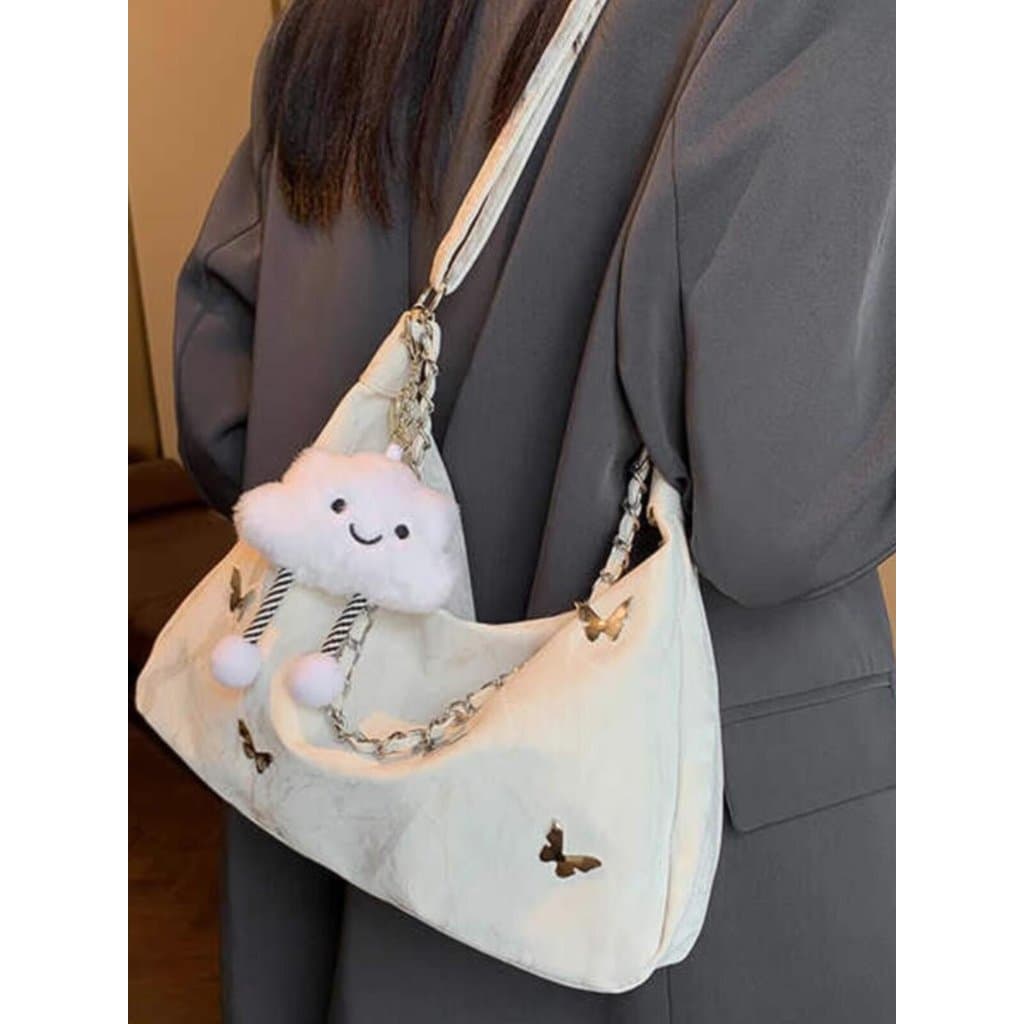 bolsa transversal feminino Bolsa 2025 novo estilo bolsa feminina grande capacidade sacola High-End nicho francês simples