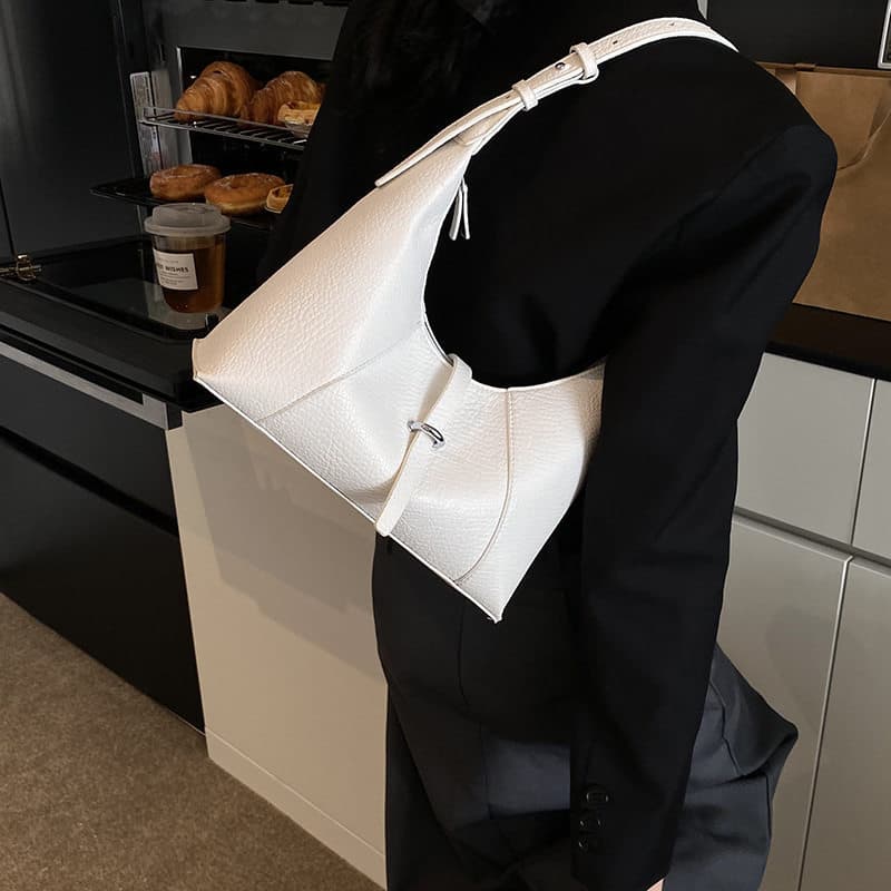Bolsa bolsa feminina Nicho axilas saco feminino francês crescente saco coreano Casual All-Match um ombro saco do mensage