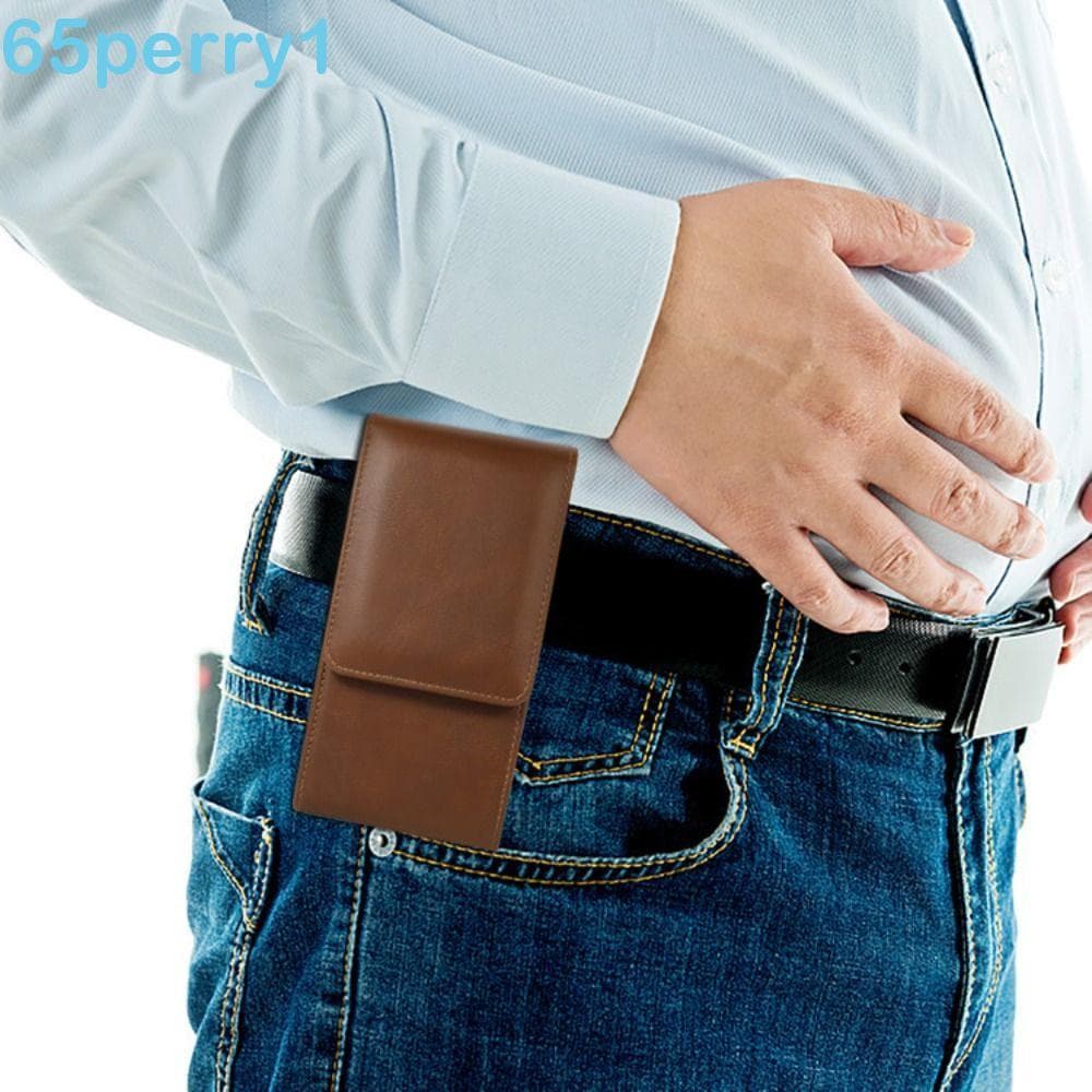 PERRY1 Bolsa De Cintura Com Design De Dupla , Flip Para Cinto De Celular , Capa