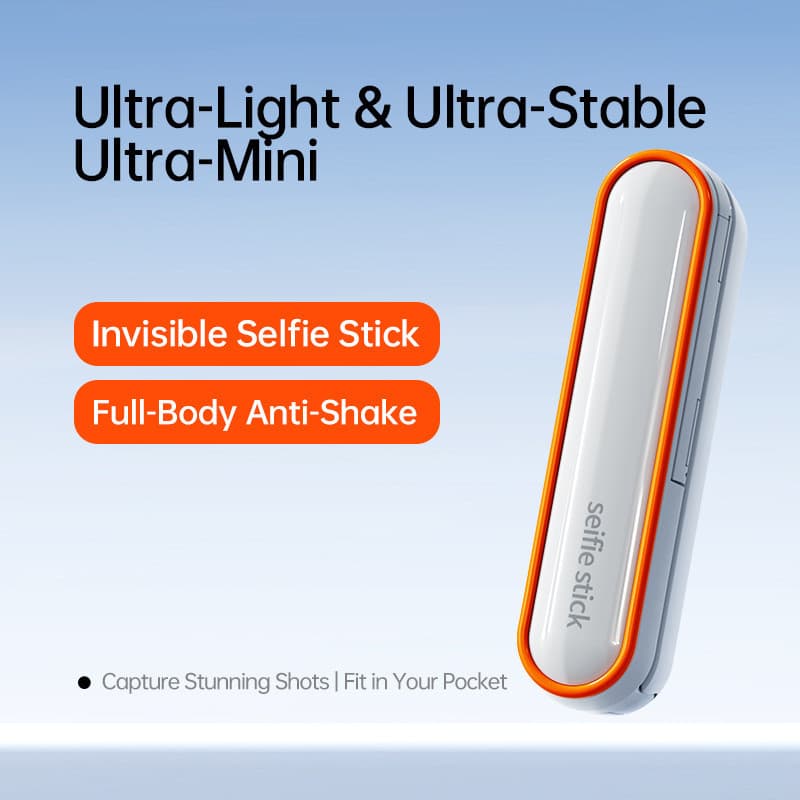Mini bastão de selfie de batom, bastão telescópico portátil Ultra curto para selfie Bluetooth ao ar livre