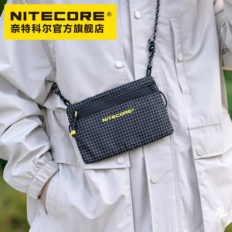NITECORE NITECORE Crossbody Bag NPP01MINI Multifuncional Ombro Masculino Bolsa Pequena Novo Estilo Casual