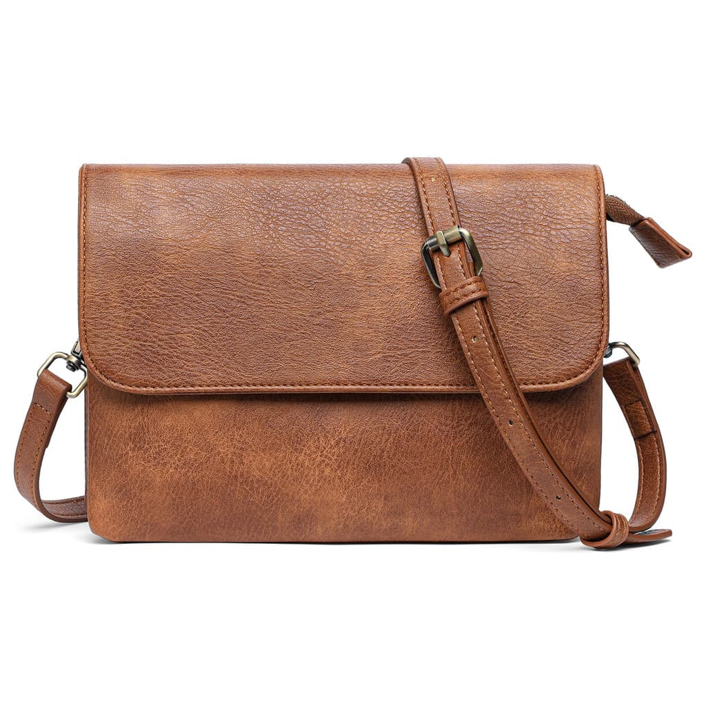 GAEKEAO Retro bolsa feminina 2025 cross-Border venda quente de duas camadas cross-corpo bolsa de ombro tipo capa pequena
