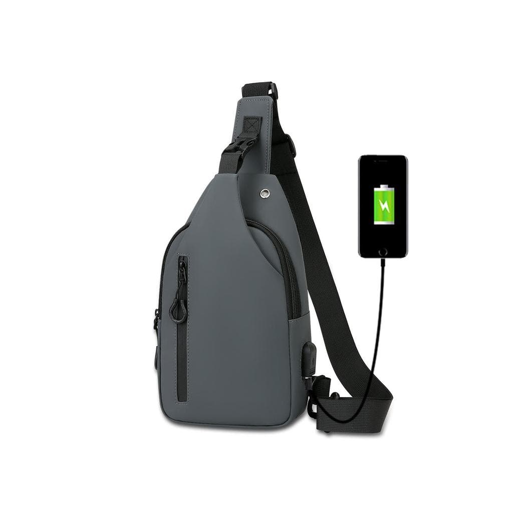 Bolsa masculina bolsa de peito simples de um ombro novo estilo moda versão coreana Casual mochila de grande capacidade à