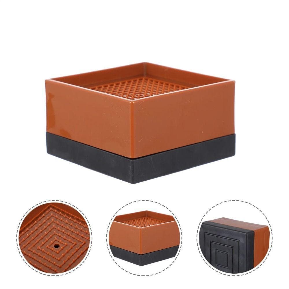 Almofada Para Pés De Móveis  , Riser De Cama Antiderrapante Em Formato De Chocolate , Suporte Cadeira De Mesa Com
