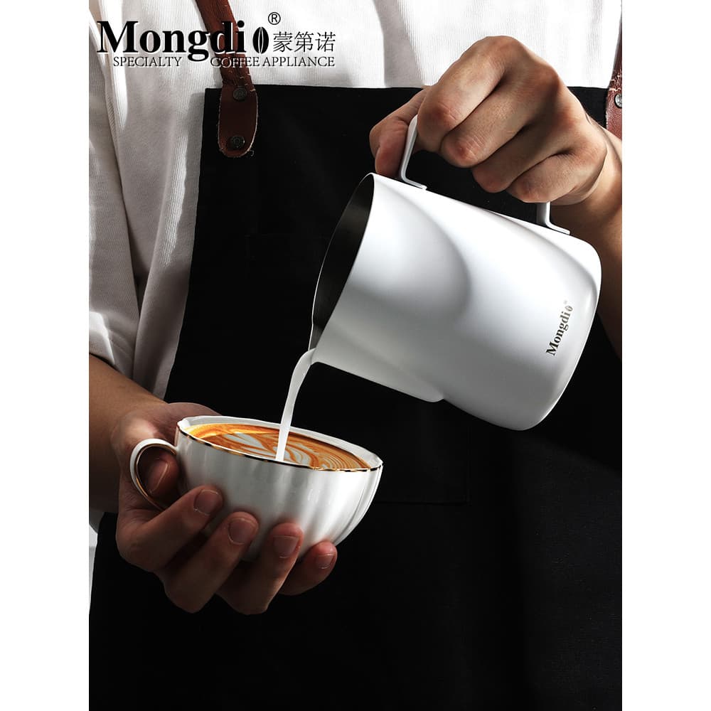 Mongdio guirlanda copo guirlanda tanque café leite espuma copo tanque de leite guirlanda dedicado copo de café ponta cop