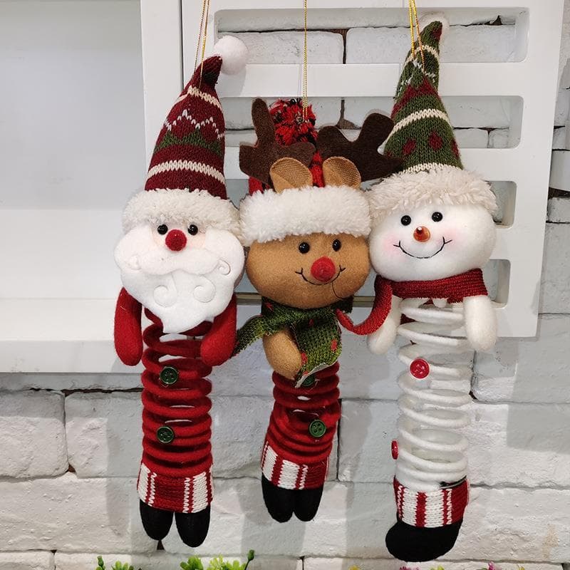 Produtos de Natal Boneca Balanço Primavera Pés Boneca