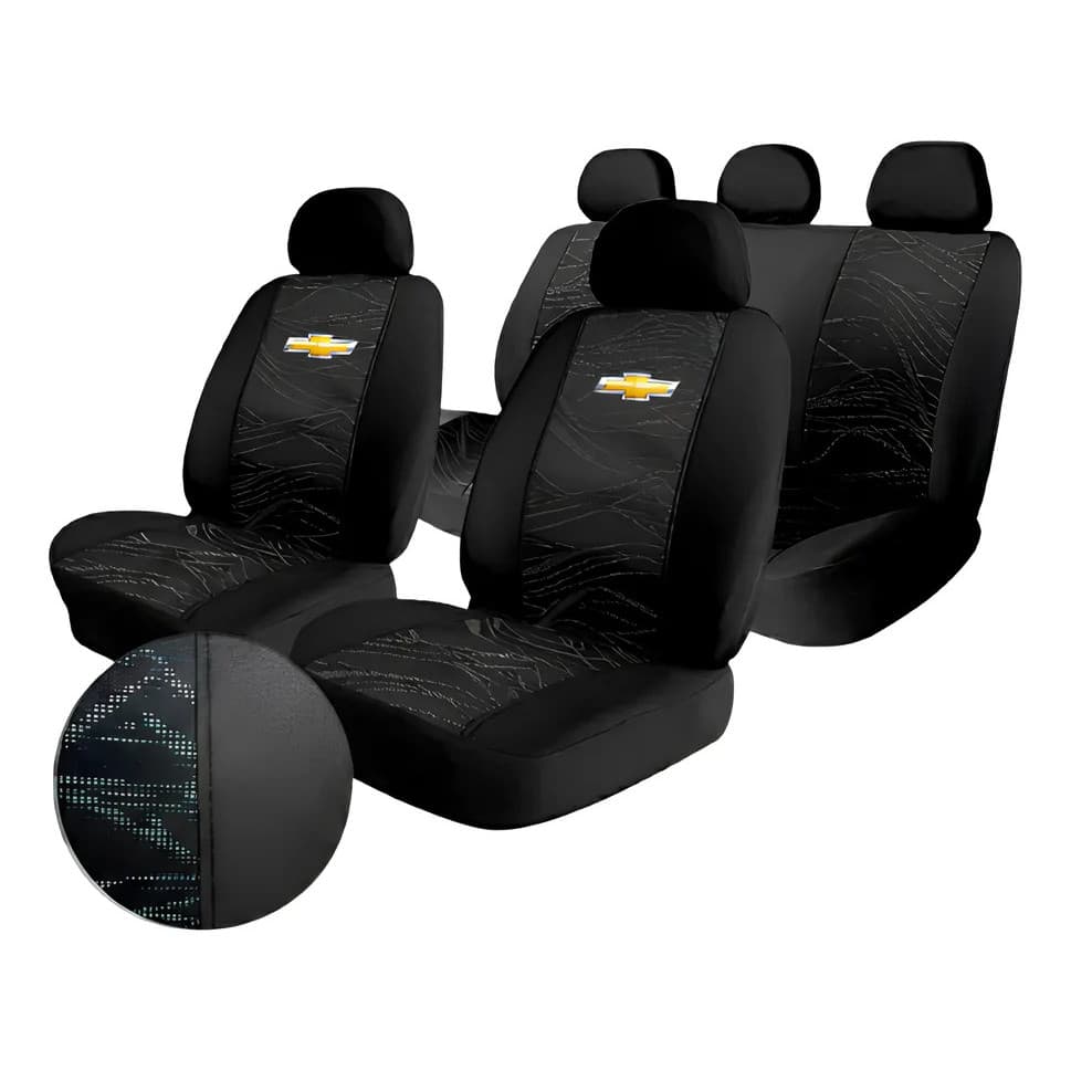 Capa Banco De Carro Em Tecido Chevrolet Classic Celta Onix
