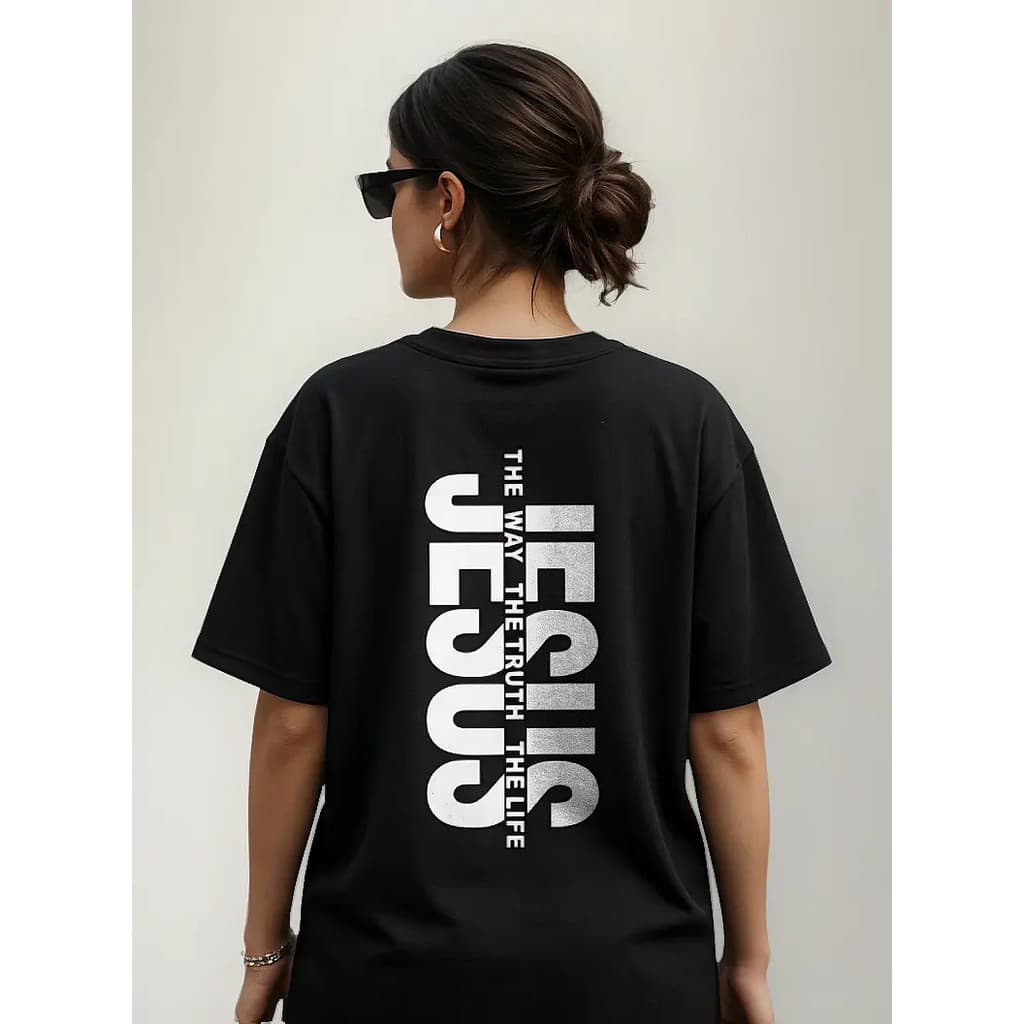 Camiseta Feminina  Cristã Algodão Caimento Perfeito qualidade premium