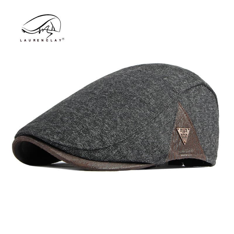Boina Chapéu Estilo Coreano Moda Retro Masculino Engrossado Quente